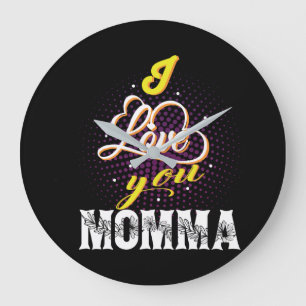 ik hou van je mama grote klok