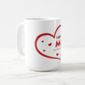Ik hou van je mama Happy Moederdag Coffee Mok (Voorkant links)