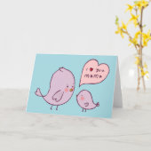 Ik hou van je mama kaart (Gele Bloem)