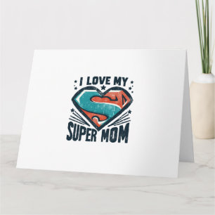 Ik hou van je mama kaart