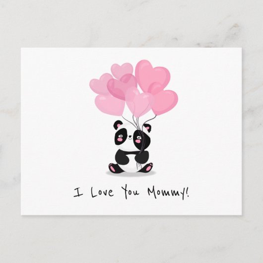 Ik hou van je mama Moederdag | BRIEFKAART (Voorkant)