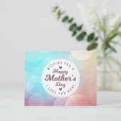 Ik hou van je, mama Moederdag | Briefkaart (Staand voorkant)