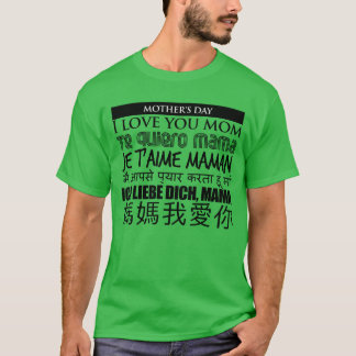IK HOU VAN JE MAMA MOEDERDAG familie T-shirt