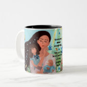 Ik hou van je, mama Moederdag Mok (Voorkant links)