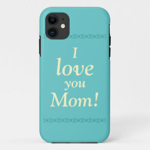 Ik hou van je mama! Telefoonnummer iPhone 11 Hoesje