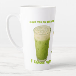 IK HOU VAN JE, MATCHA, GROENE THEE LIEFDE LATTE MOK