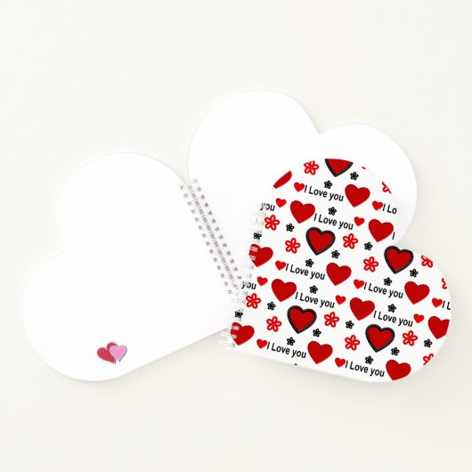 Ik hou van je...meer dan wat dan ook . notitieboek (Binnen)