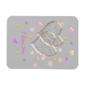 Ik hou van je... meer dan woorden kunnen zeggen. magneet (Horizontaal)