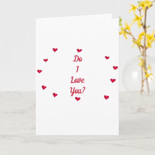 IK HOU VAN JE "MEER EN MEER ELKE DAG" KAART (Gele Bloem)