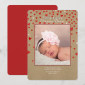 Ik hou van je met al mijn hartfoto's. aankondiging (Voorkant / Achterkant)