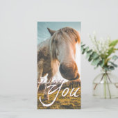 Ik hou van je met kijkend Paard (Staand voorkant)