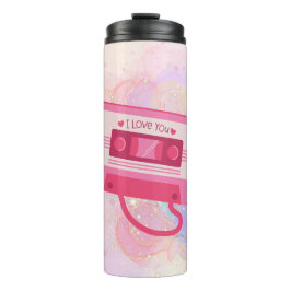 Ik hou van je mixtape thermosbeker