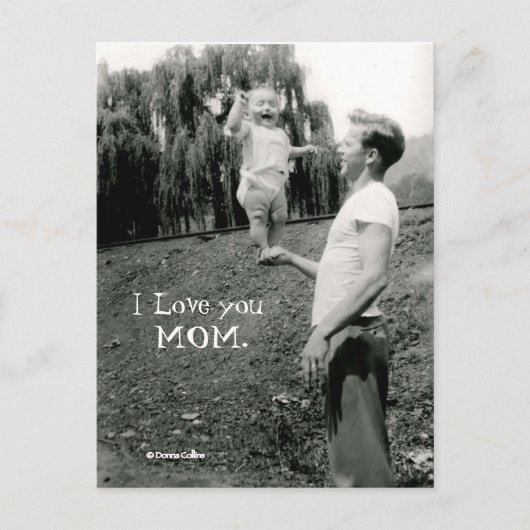 Ik hou van je moeder briefkaart (Voorkant)