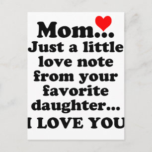 ik hou van je moeder briefkaart