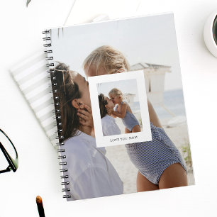 "Ik hou van je moeder foto cadeau Notitieboek