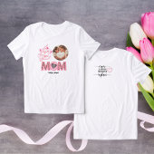 Ik hou van je moeder Foto Moederdag Gift T shirt