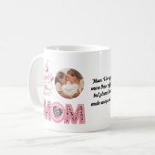 Ik hou van je moeder Fotobericht Moederdag Gift Koffiemok (Voorkant links)