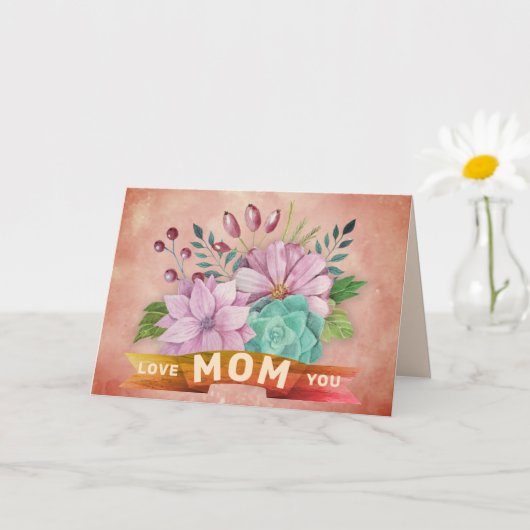 IK HOU VAN JE MOEDER KAART (Kleine Plant)