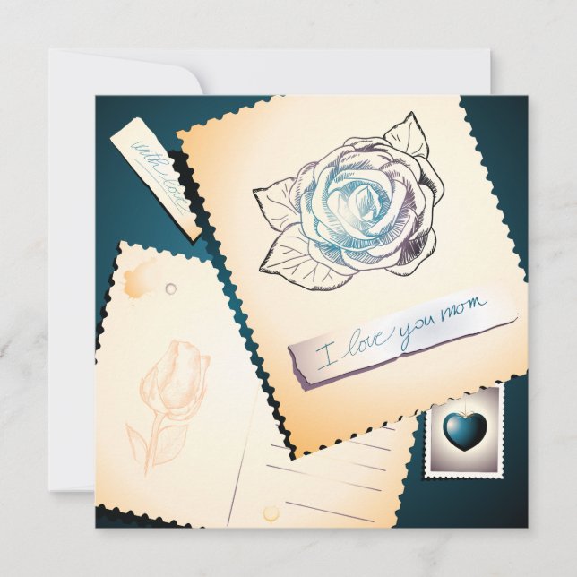 Ik hou van je moeder, kaart (Voorkant)