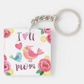 Ik hou van je Moederdag Sleutelhanger (Achterkant)