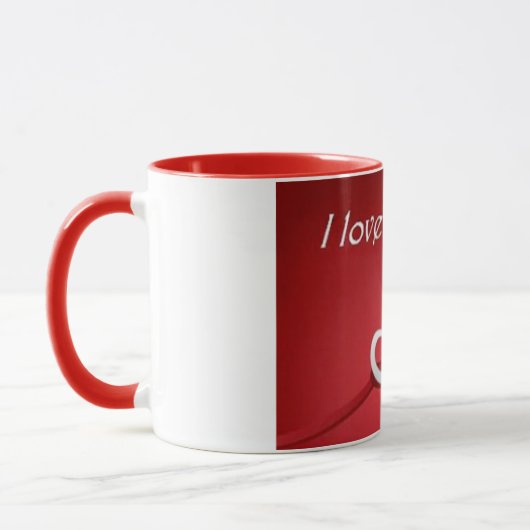 Ik hou van je Mok (Links)