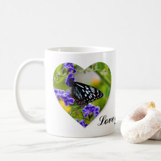 Ik hou van je mok van mam vlinkoffie