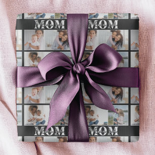 Ik hou van je MOM Moederdag Foto Cadeaupapier