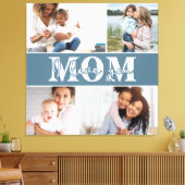 Ik hou van je MOM Moederdag Foto Canvas Afdruk (Insitu (Woonkamer))