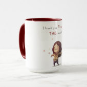 Ik hou van je mucho assui mok (Voorkant links)