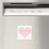 Ik hou van je mum fridge magnet magneet (Insitu (Vaatwasser))