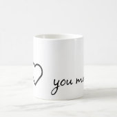 Ik hou van je, mumsy! Wit Koffiemok (Center)