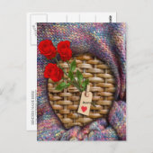 Ik hou van je naar de maan en terug briefkaart (Voorkant / Achterkant)