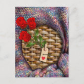 Ik hou van je naar de maan en terug briefkaart (Voorkant)