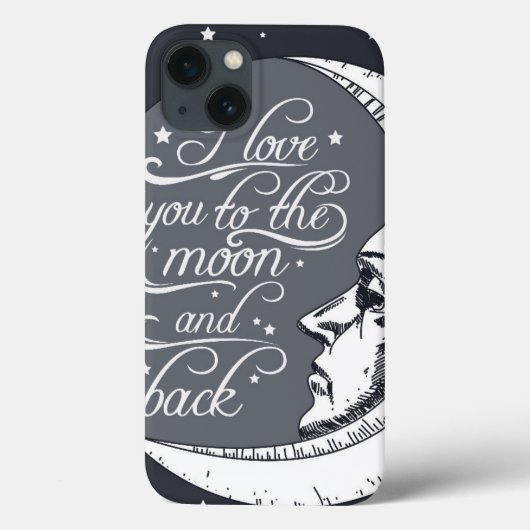 Ik hou van je naar de maan en terug Case-Mate iPhone case (Achterkant)