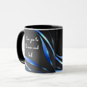 Ik hou van je naar de maan en terug mok (Voorkant links)