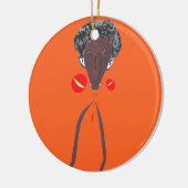 Ik hou van je Nakupenda Swahili Keramisch Ornament (Links)