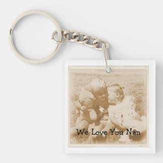 Ik hou van je Nan Keyring Sleutelhanger