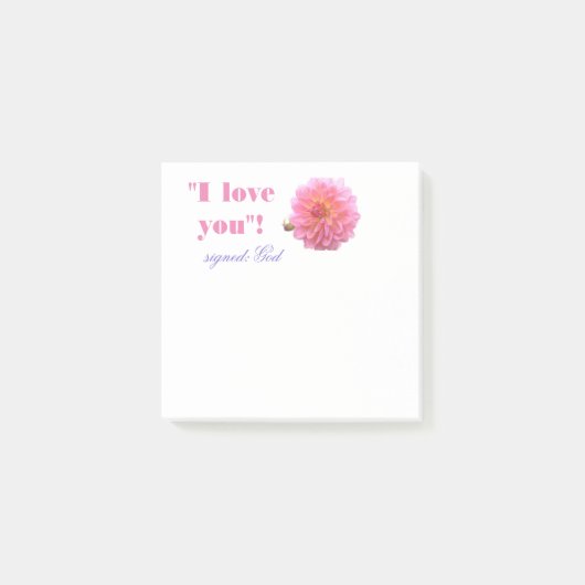 Ik hou van je notities post-it® notes (Voorkant)