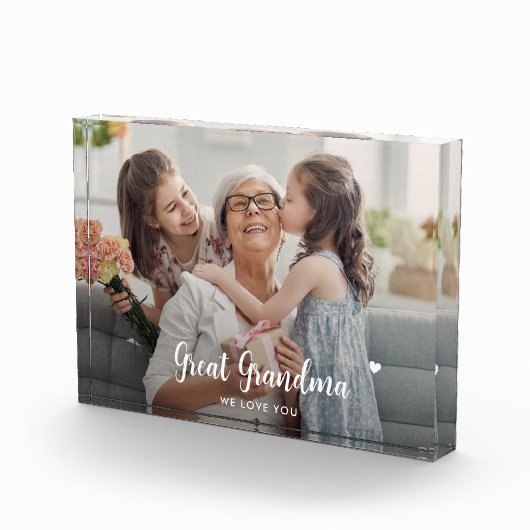 Ik hou van je oma Modern Script Fotoblokken (Rechts)