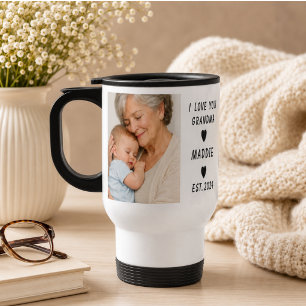 Ik hou van je oma Oma- en Opa-dag Reisbeker