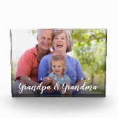 Ik hou van je Opa Oma Custom Photo Fotoblokken (Voorkant)