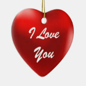 Ik hou van je ornament hart (Rechts)