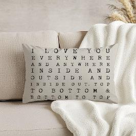 Ik hou van je overal | Accent Pillow Accent Kussen
