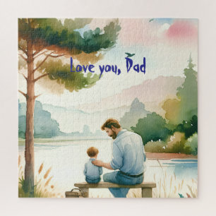 Ik hou van je, pap legpuzzel