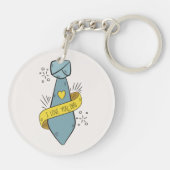 Ik hou van je pap Vaderdag | SLEUTELHANGER (Achterkant)