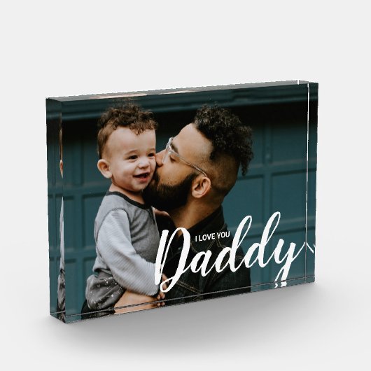 Ik hou van je papa Aangepaste foto (Links)