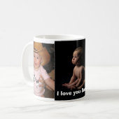 Ik hou van je papa! koffiemok (Voorkant links)