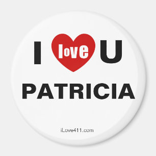 Ik hou van je Patricia Magneet