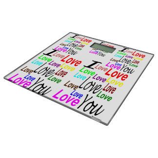 Ik hou van je personenweegschaal