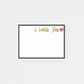 Ik hou van je post-it® notes (Voorkant)